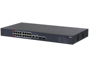 Dahua 18-Port Cloud Managed Desktop Switch with 16-Port PoE (CS4218-16ET-135)