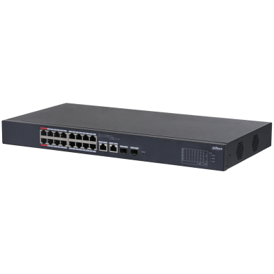 Dahua 18-Port Cloud Managed Desktop Switch with 16-Port PoE (CS4218-16ET-190)