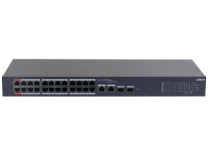 Dahua 26-Port Cloud Managed Desktop Switch with 24-Port PoE (CS4226-24ET-240)