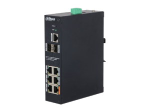 Dahua 8-Port Managed Hardened Gigabit Switch with 4-Port PoE (HS4208-4GT-60)