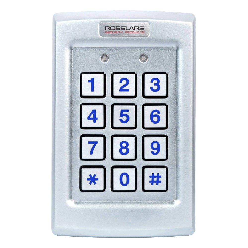 Description This advanced anti-vandal 500 user standalone controller features metal keys for PIN code user credentials. AC-Q41HB/SB has a rugged metal body ideal for installation in high traffic environments. This model comes with removable terminal blocks, allowing quick installation, and utilises advanced programming options. Features: Blue LED-backlit Keypad 500-user PIN capacity controller 2x Form C, 2A Relay outputs 2 Inputs 2-Tricolour Programing LEDs Rated IP54 Optical Case and Back tamper 3 user levels and 3 security levels 12-24V DC or 16-24V AC Downloads: